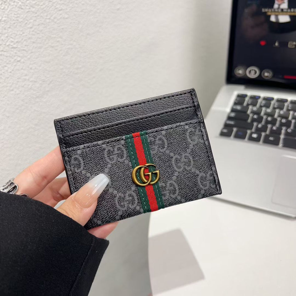 gucci gucci Canvas Wallet Card Holder