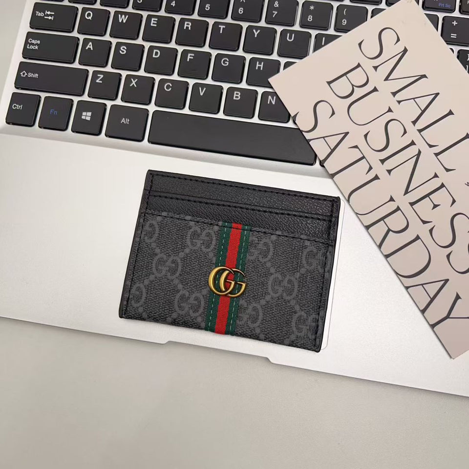 gucci gucci Canvas Wallet Card Holder