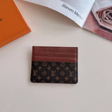 Monogram Slim Card Holder Wallet