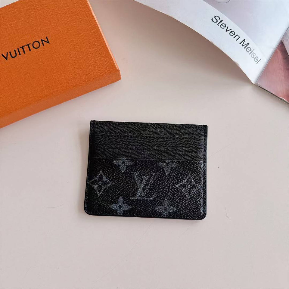 Monogram Slim Card Holder Wallet