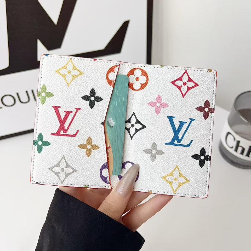 louis vuitton Multicolor Compact Wallet Card Holder