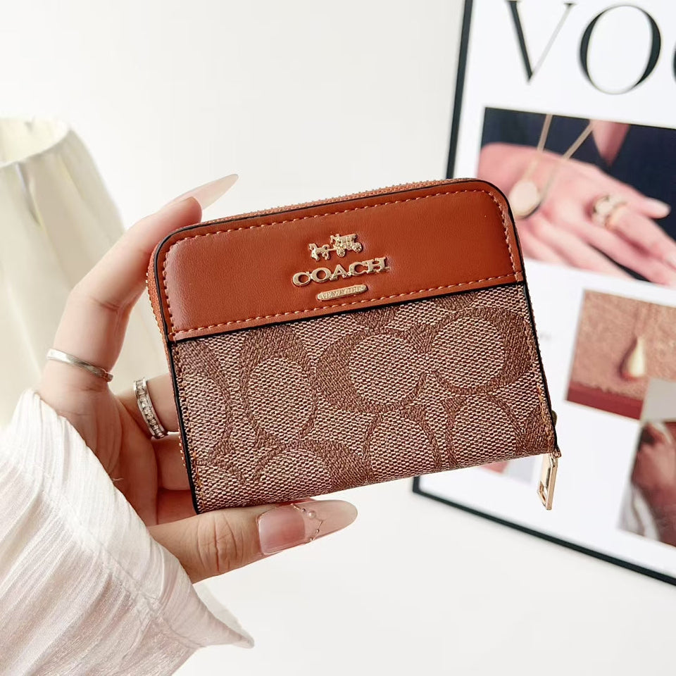 Coach Zip Around Wallet Card Holder