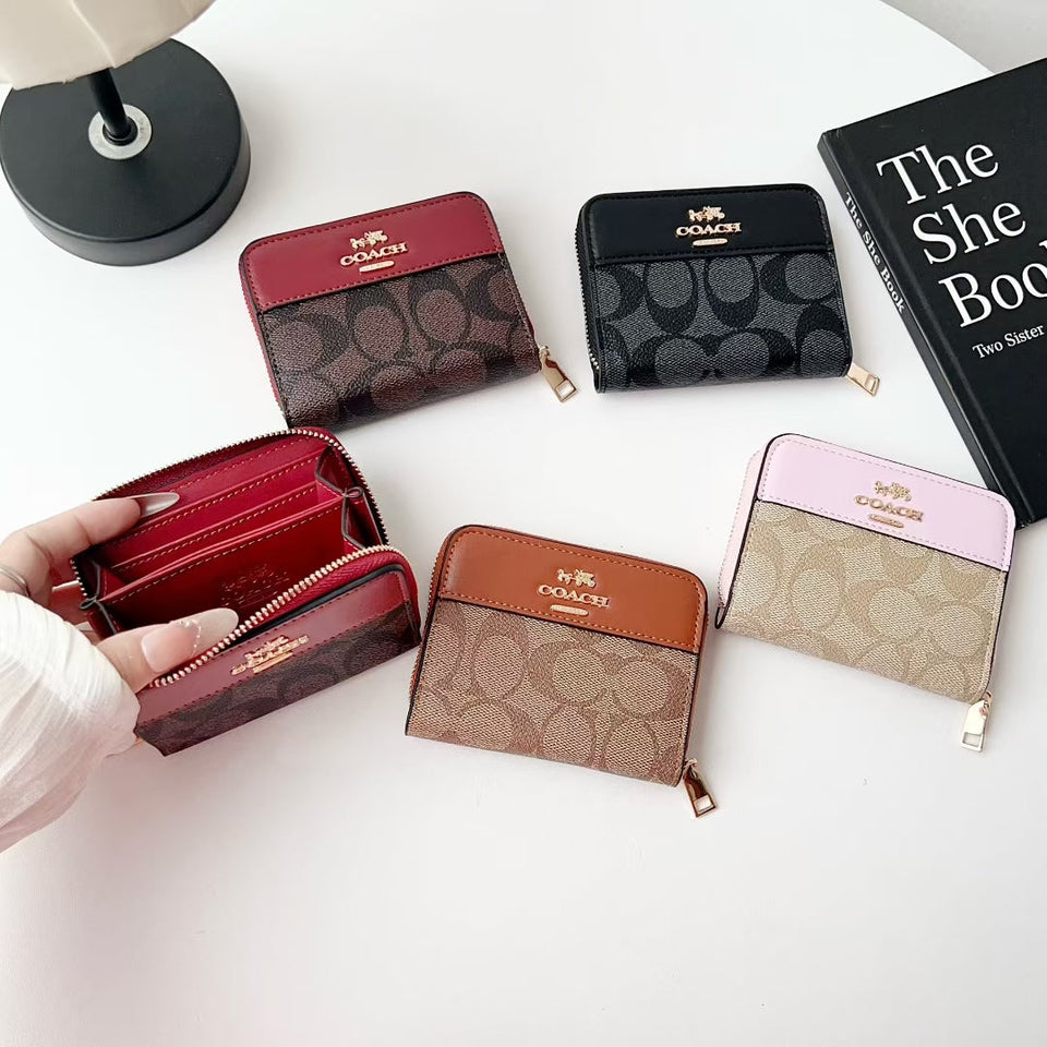 Coach Zip Around Wallet Card Holder
