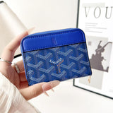 Goyard Zip Around Card Holder Mini Wallet