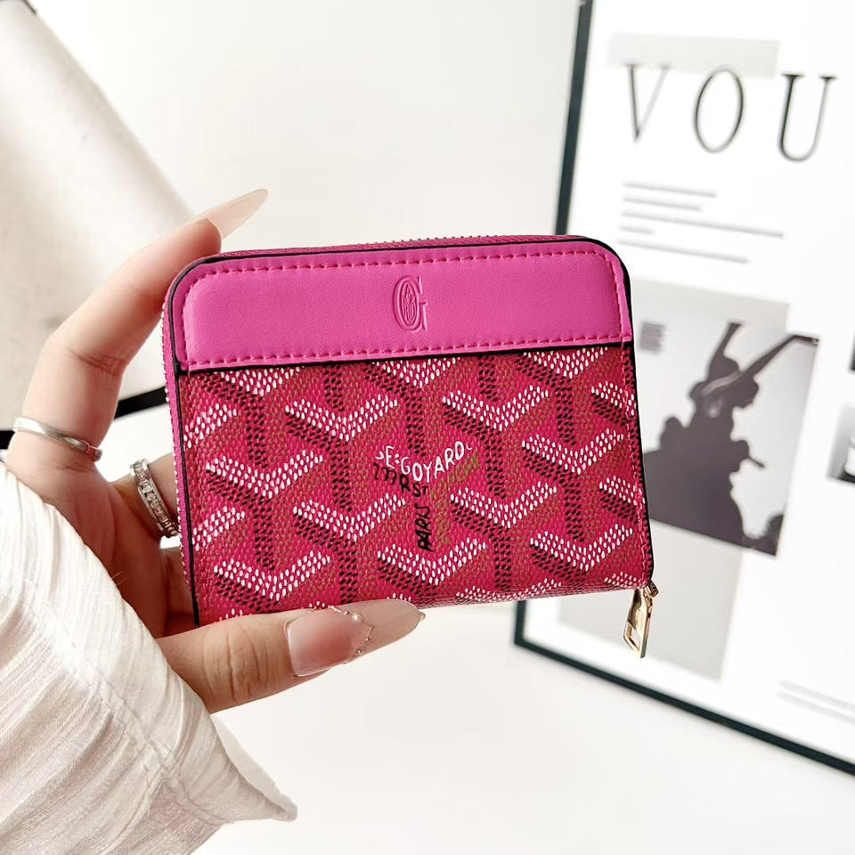 Goyard Zip Around Card Holder Mini Wallet