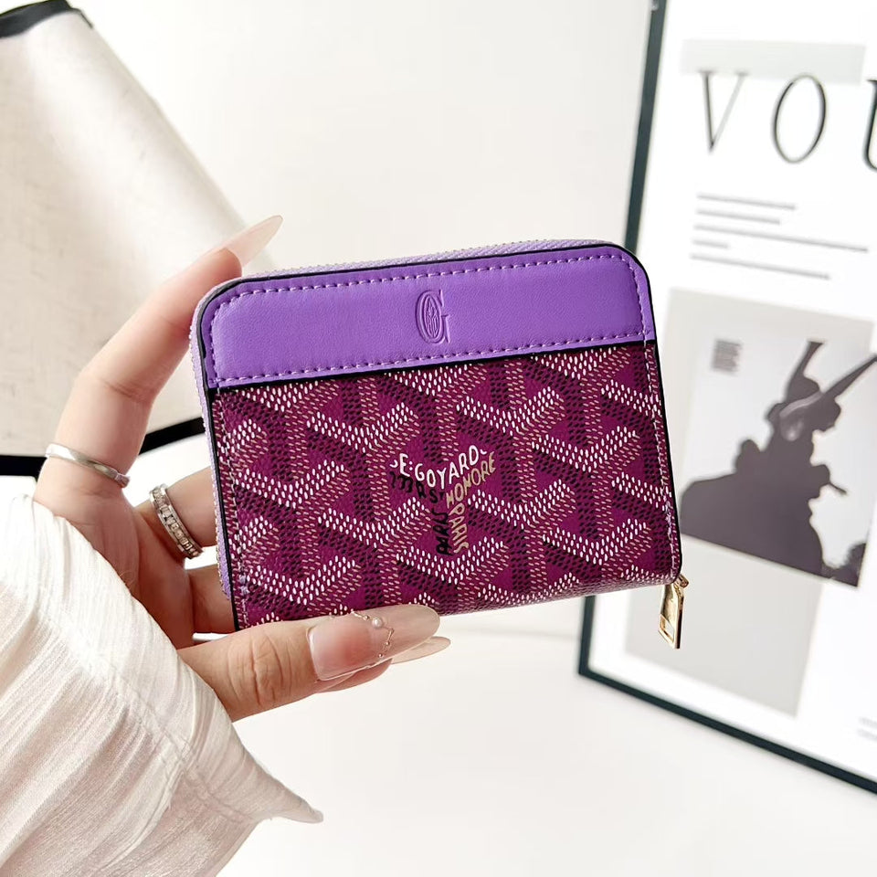 Goyard Zip Around Card Holder Mini Wallet