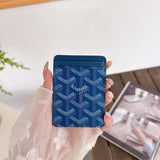 Goyard Card Holder Wallet Signature Pattern Luxury Design