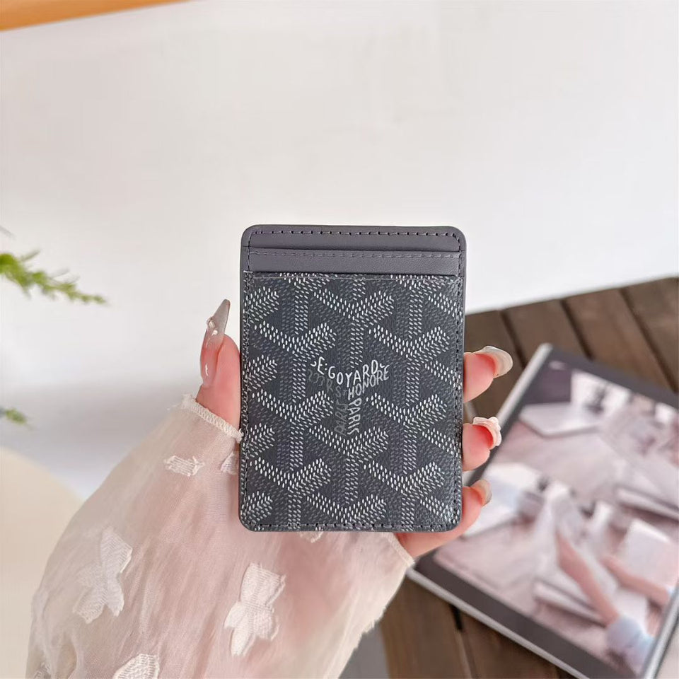 Goyard Card Holder Wallet Signature Pattern Luxury Design