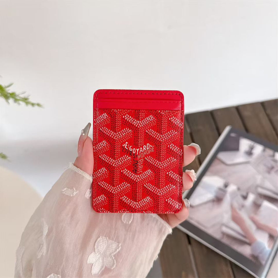 Goyard Card Holder Wallet Signature Pattern Luxury Design