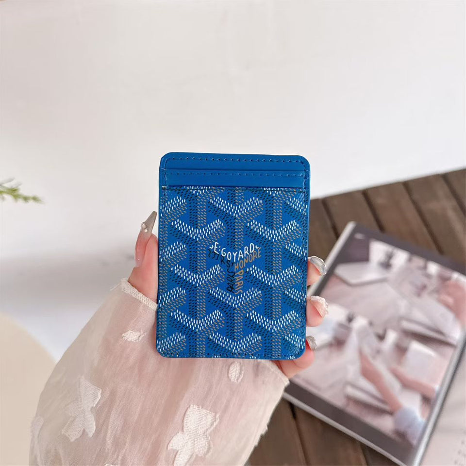 Goyard Card Holder Wallet Signature Pattern Luxury Design