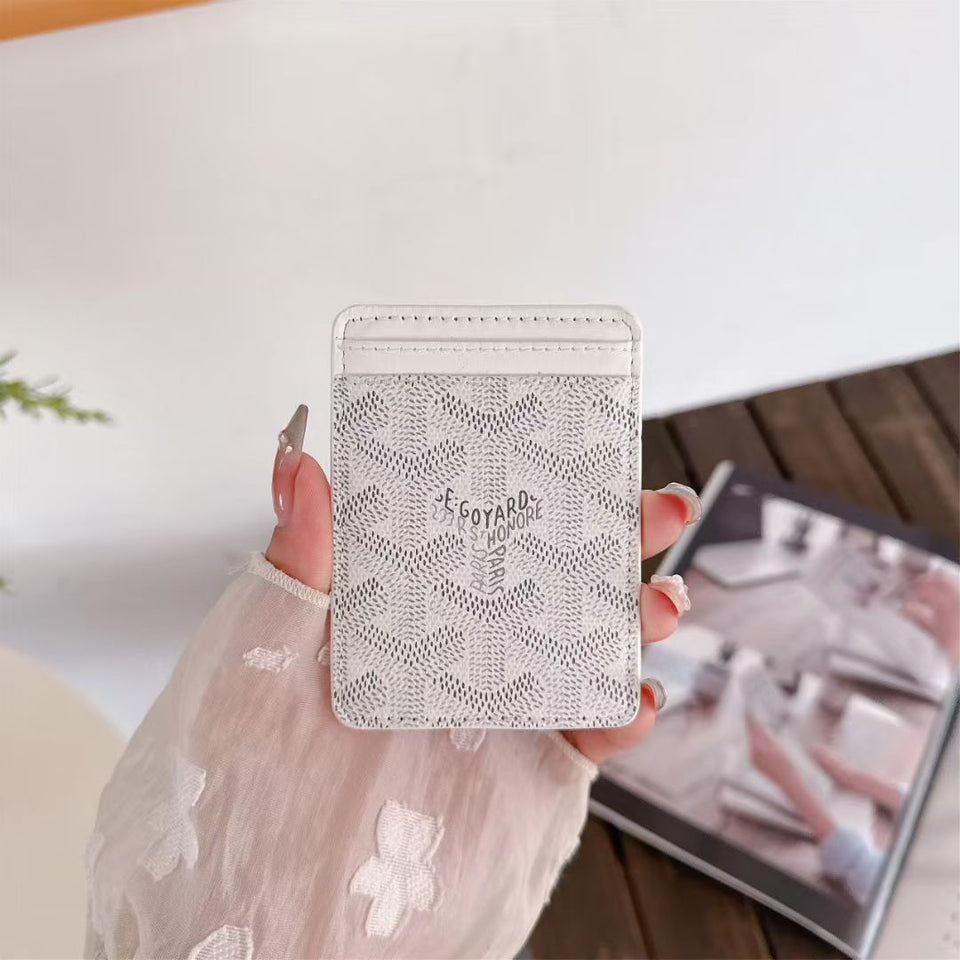 Goyard Card Holder Wallet Signature Pattern Luxury Design
