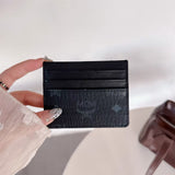 MCM Visetos Slim Wallet Card Holder