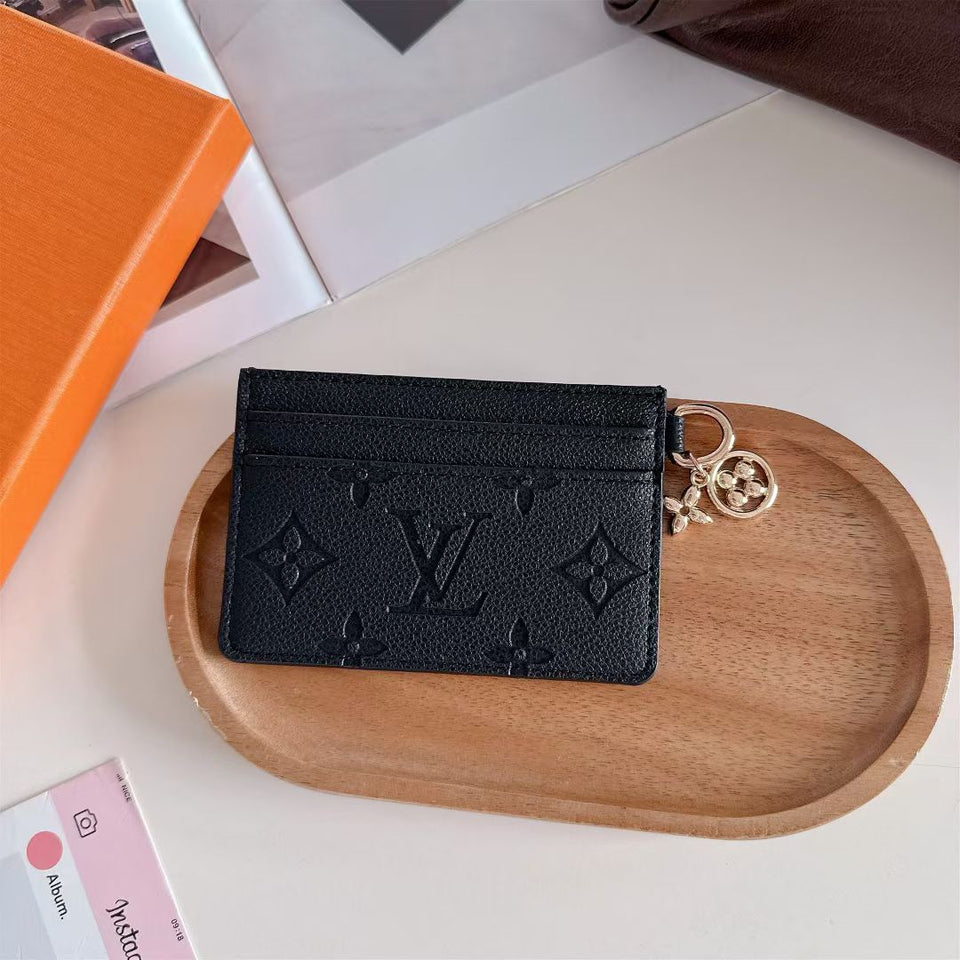 louis vuitton Embossed Monogram Wallet Card Holder
