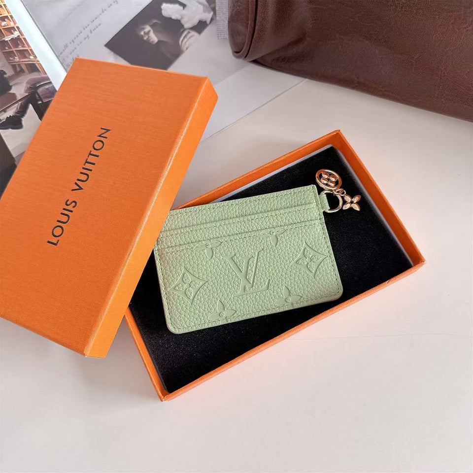 louis vuitton Embossed Monogram Wallet Card Holder