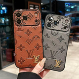 louis vuitton Monogram Luxury Phone Case for iPhone 17 with Embossed Pattern