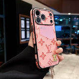 louis vuitton Monogram Luxury Phone Case for iPhone 17 with Embossed Pattern