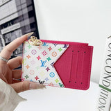 louis vuitton gucci and Burberry Luxury Zip Card Holder Wallet with Keyring Compact Designer Card Case