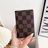 louis vuitton and gucci Slim Card Holder Wallet Luxury Designer Card Case