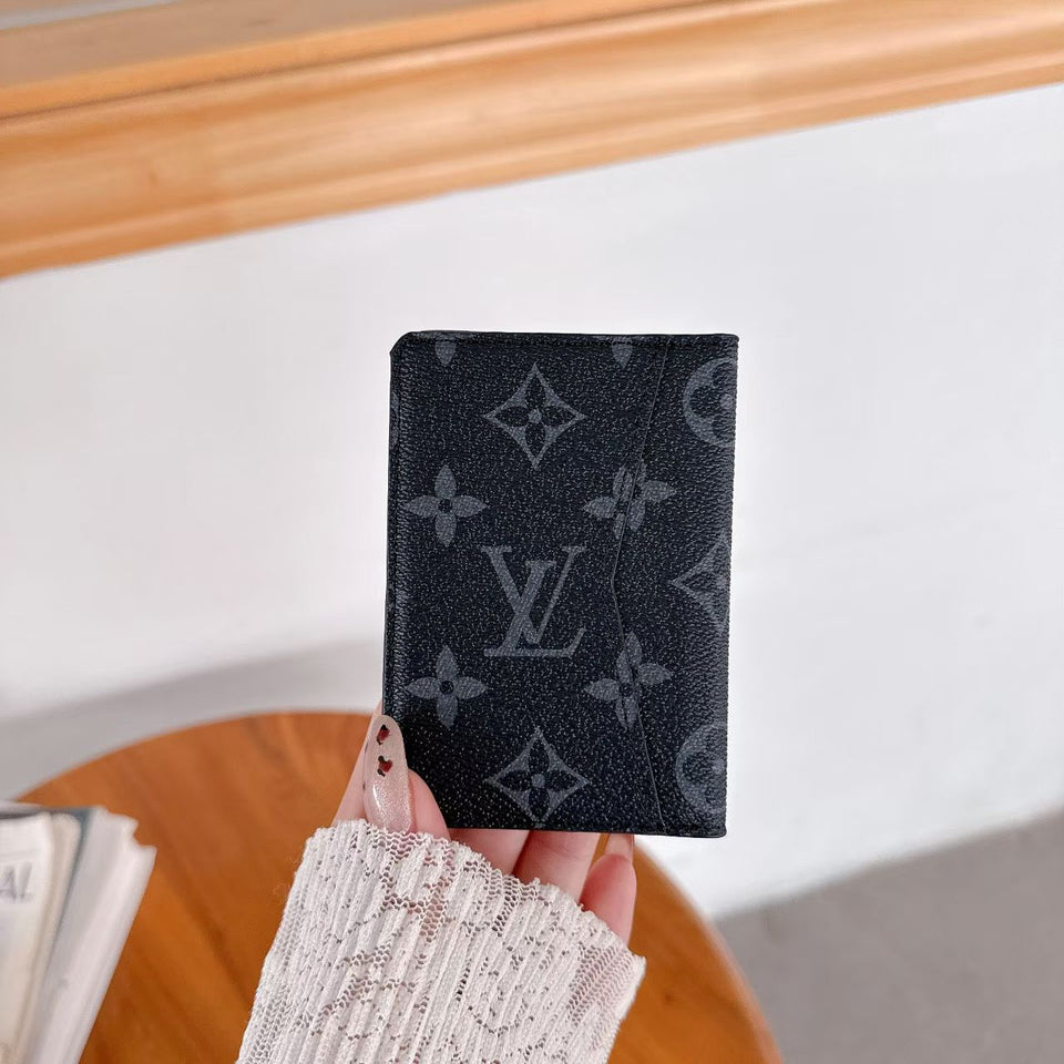 louis vuitton and gucci Slim Card Holder Wallet Luxury Designer Card Case Available in Multiple Styles