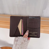 louis vuitton and gucci Slim Card Holder Wallet Luxury Designer Card Case Available in Multiple Styles