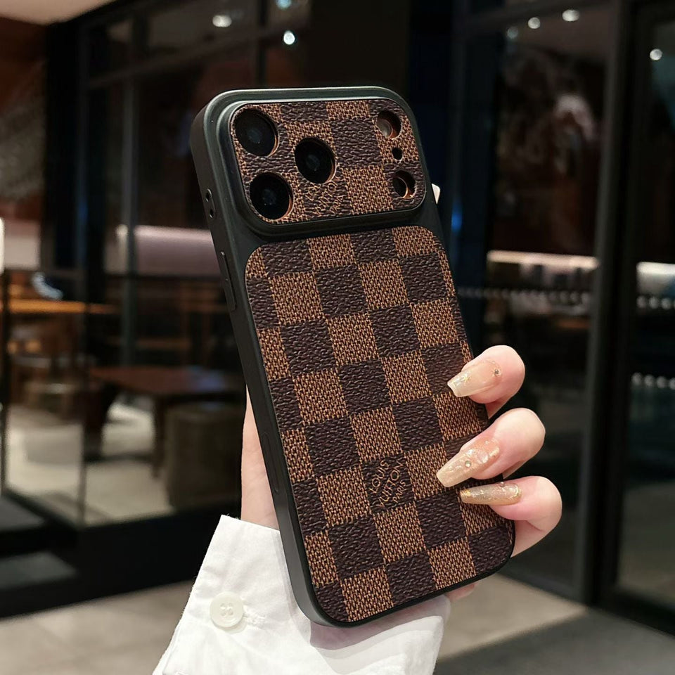 louis vuitton Monogram Luxury Phone Case for iPhone 14 to iPhone 17 Pro Max Designer Style Back Cover