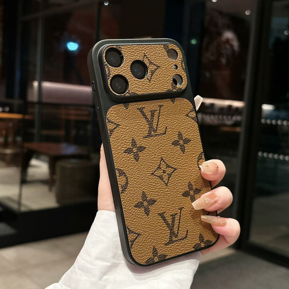 louis vuitton Monogram Luxury Phone Case for iPhone 14 to iPhone 17 Pro Max Designer Style Back Cover