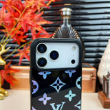 louis vuitton Holographic Monogram Luxury Phone Case for iPhone 14 to iPhone 17 Pro Max