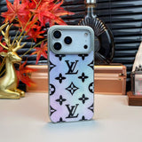 louis vuitton Holographic Monogram Luxury Phone Case for iPhone 14 to iPhone 17 Pro Max