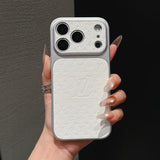 louis vuitton Inspired Leather Phone Case for iPhone 14 to iPhone 17 Pro Max