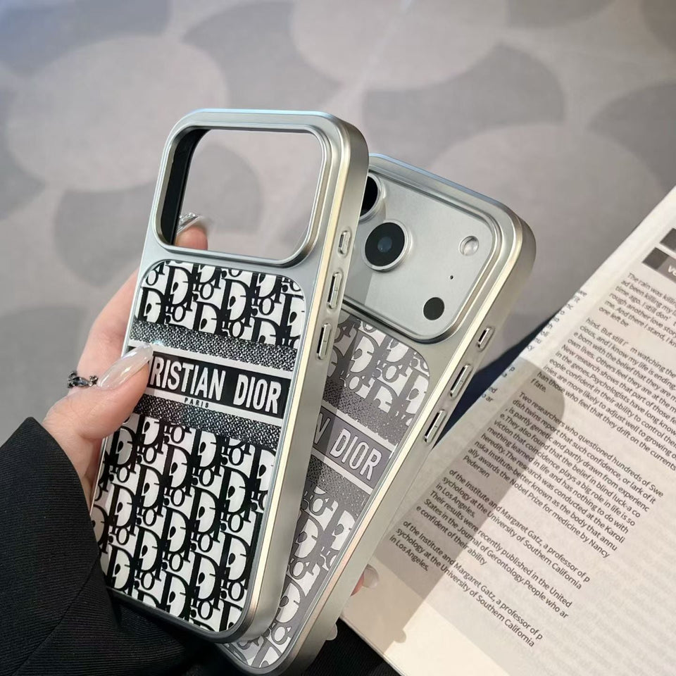 Christian Dior Inspired Luxury Phone Case for iPhone 14 to iPhone 17 Pro Max