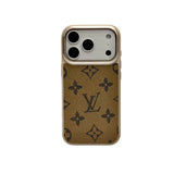 louis vuitton Iconic Monogram and Damier Case Luxury Edition for iPhone 14 to 17 Pro Max