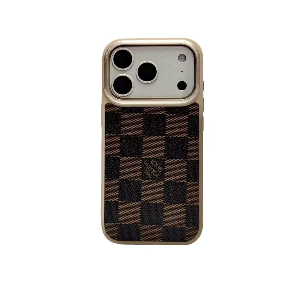 louis vuitton Iconic Monogram and Damier Case Luxury Edition for iPhone 14 to 17 Pro Max