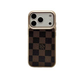 louis vuitton Iconic Monogram and Damier Case Luxury Edition for iPhone 14 to 17 Pro Max