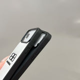 Balenciaga Minimal Logo Luxury Case for iPhone 13 to 17 Pro Max