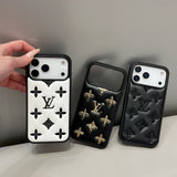 louis vuitton Monogram Relief Luxury Case for iPhone 13 to 17 Pro Max
