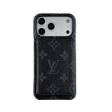 louis vuitton Iconic Monogram Card Holder Case for iPhone 13 to 17 Pro Max