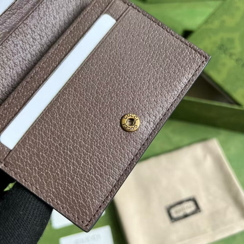 Tunde Store Brown Gucci Leather Wallet