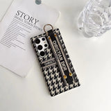 Tunde Store Christian Dior Designer Phone Case For Samsung with Hand strap