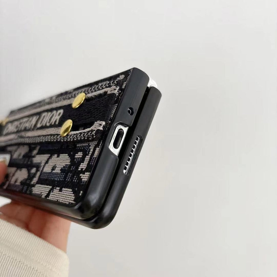 Tunde Store Christian Dior Samsung Z Flip/Z Fold Phone Case with Hand Strap – Samsung Fold Models