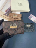 Tunde Store Coach Signature Card Holder Wallet with Horse and Carriage Logo