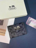 Tunde Store Coach Signature Card Holder Wallet with Horse and Carriage Logo