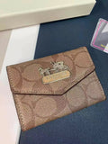 Tunde Store Coach Signature Card Holder Wallet with Horse and Carriage Logo