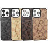 Tunde Store Coach Signature iPhone Case with Card Holder – Available for iPhone 11 to iPhone 16