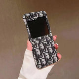 Tunde Store Dior-Inspired Samsung Z Flip Case – Available for Z Flip 3, 4, 5, and 6