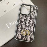 Tunde Store Dior Monogram iPhone Cases with Card Holder - Dual Design Collection