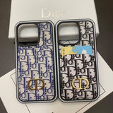 Tunde Store Dior Monogram iPhone Cases with Card Holder - Dual Design Collection