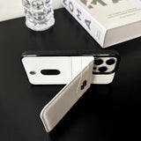 Tunde Store Eelegant White Leather Prada & Gucci & Hermes iPhone Cover