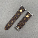 Tunde Store Elegant Leather Louis Vuitton Watch Band 38/40/41/42/44/45/49 mm