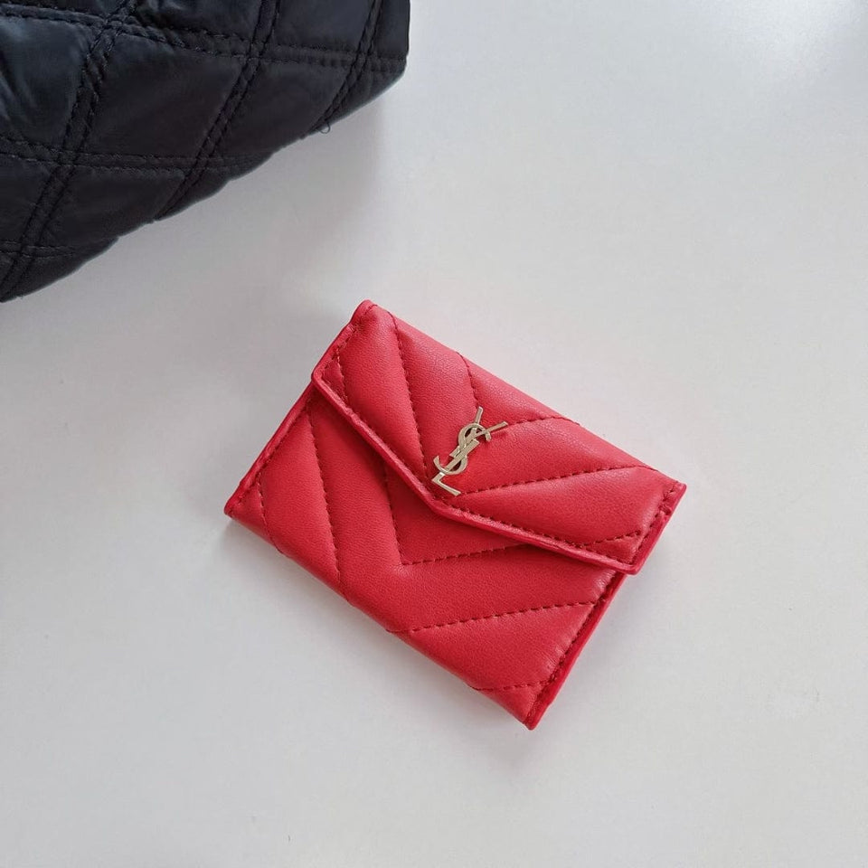 Tunde Store Elegant Leather YSL Card Holder Wallet