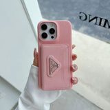 Tunde Store Elegant Prada iPhone Covers With Integrated Wallet | iPhone 12 to iPhone 16